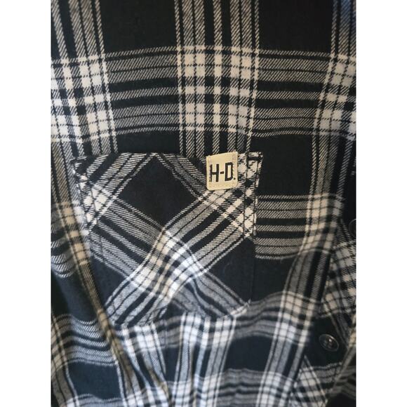 Harley-Davidson #1 Plaid Flannel Shirt - EUC Large - Picture 8 of 8